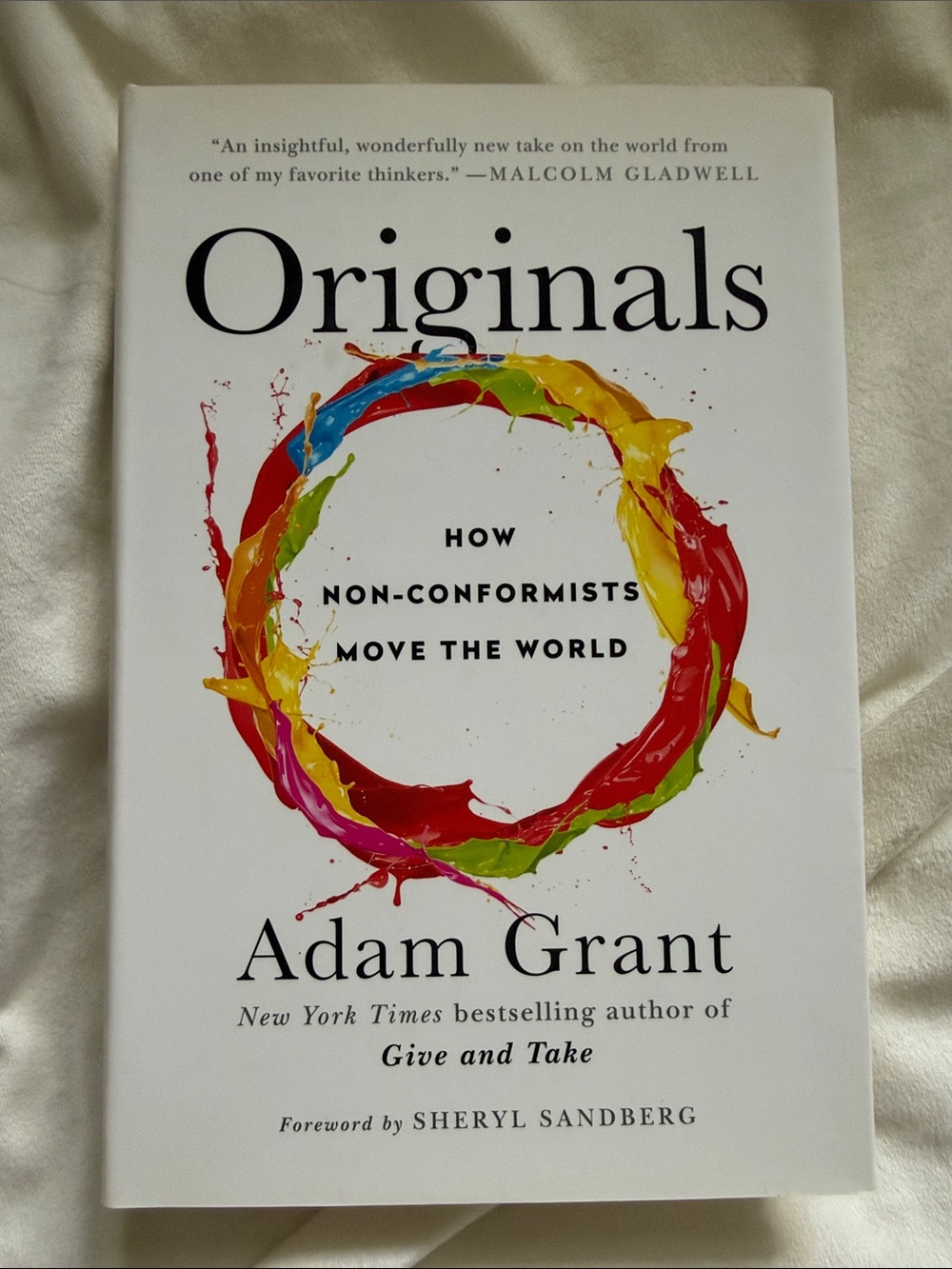 Originals by Adam Grant - White Multicolor Hardcover Book